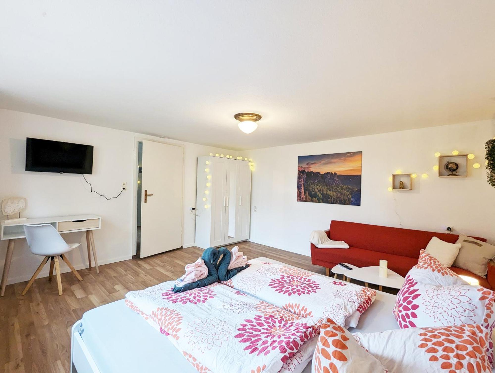 L1 - Urlaubsmagie - Wohnung Fuer 3P Am Wanderweg Sebnitz Bagian luar foto